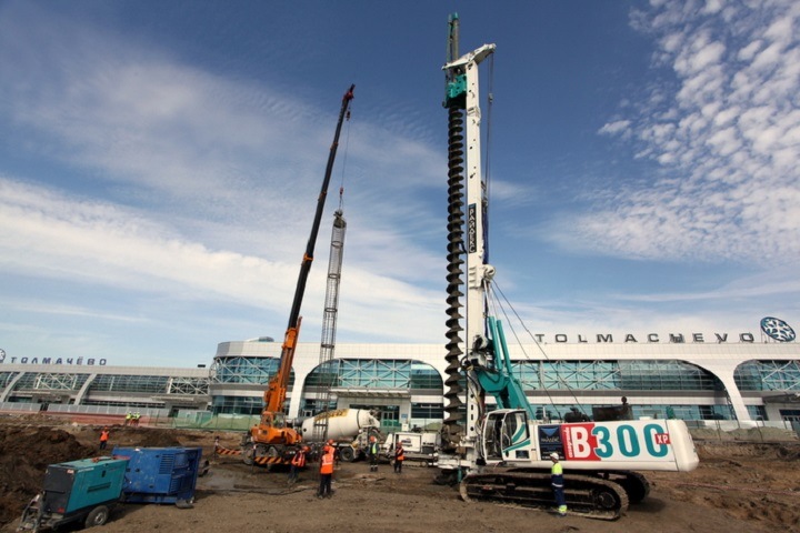 Строительство нового терминала аэропорта Толмачёво начали в Новосибирске