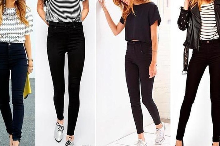 Пять стилей, где можно использовать чёрные джинсы