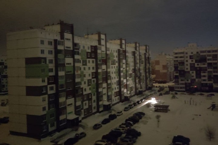 Микрорайон в Новосибирске остался без электричества