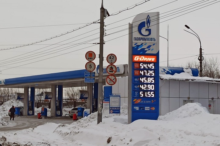 Бензин снова подорожал в Новосибирске