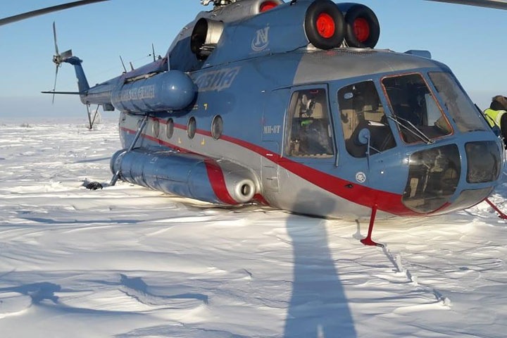 Вертолет «дочки» «Норникеля» экстренно приземлился в Красноярском крае