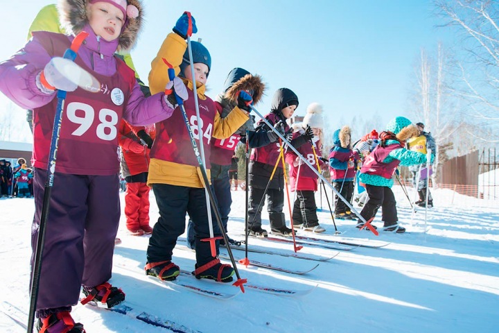 «Детская лыжня» прошла в Новосибирске