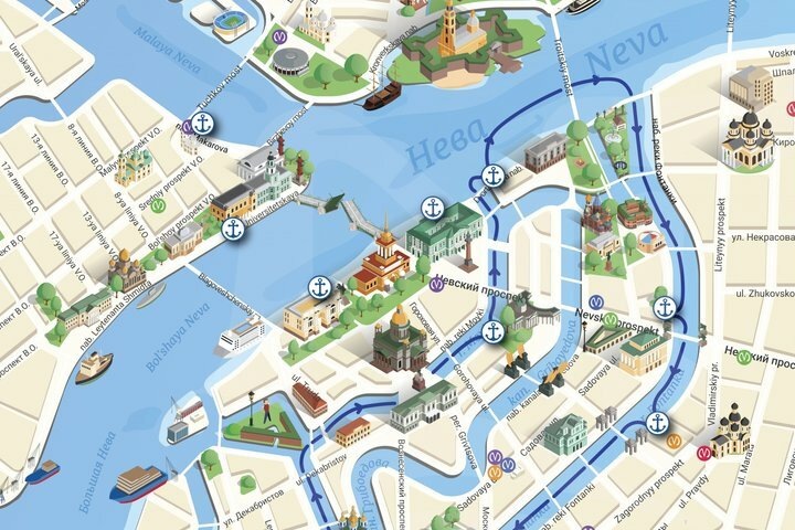 Интересные экскурсии по рекам и каналам Санкт-Петербурга