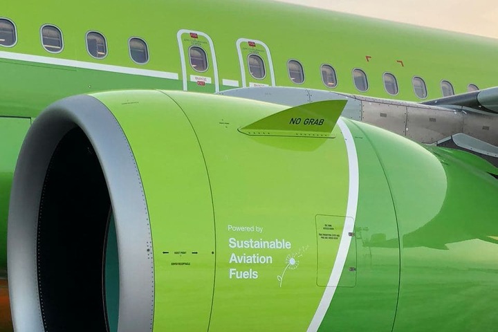 S7 Airlines выполнила полет на биотопливе
