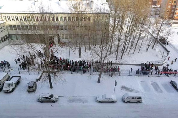 Занятия во всех школах Красноярска отменены из-за «минирования»