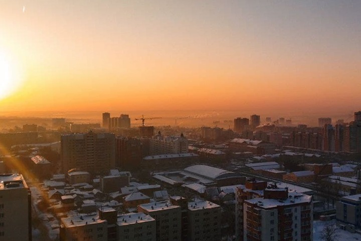 Режим черного неба объявлен в Новосибирске