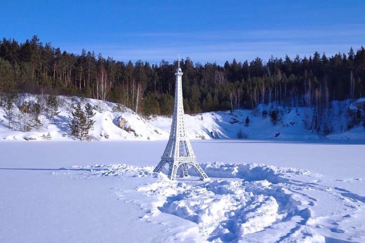 Эйфелеву башню поставят на дне карьера под Новосибирском