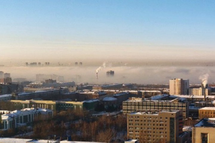 Повышенный уровень загрязнения воздуха зафиксирован в Новосибирске