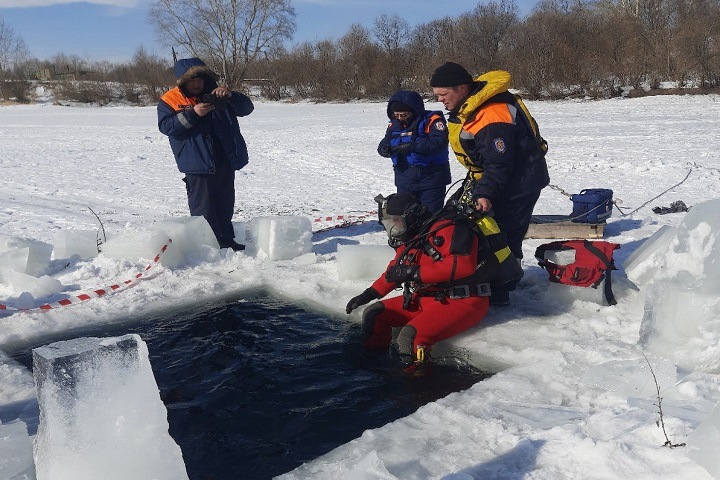 Тело провалившегося под лед школьника нашли в реке Кан спустя две недели