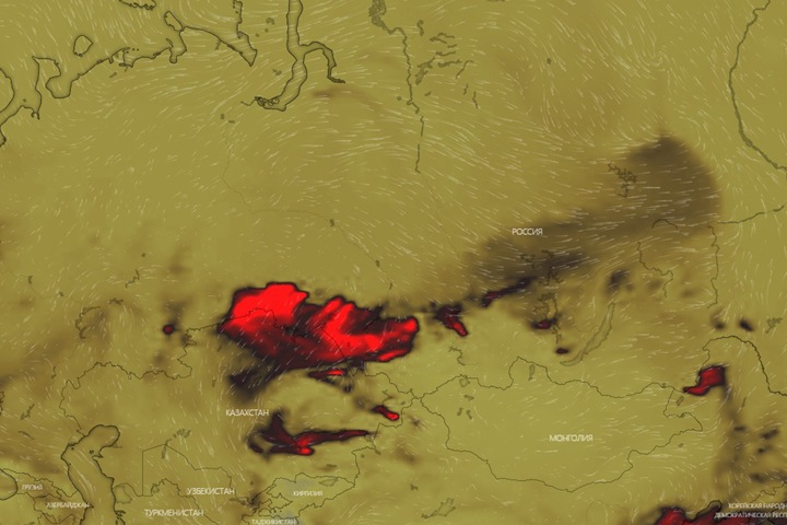 Уровень загрязнения воздуха в Новосибирска достиг максимума на фоне природных пожаров
