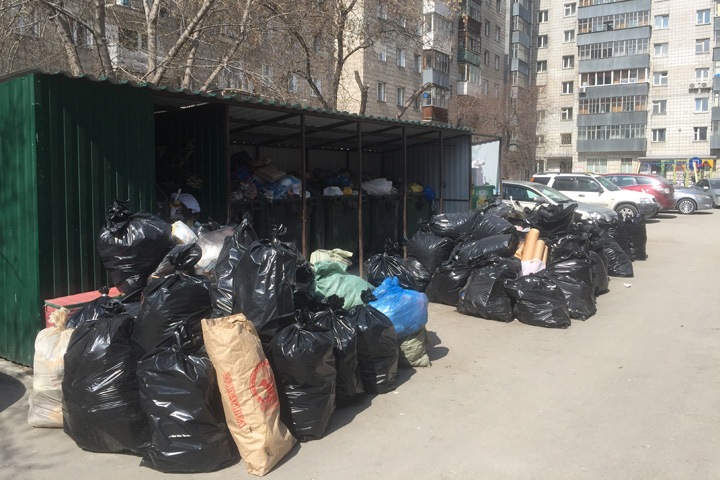 Режим повышенной готовности введен в Новосибирске из-за мусора