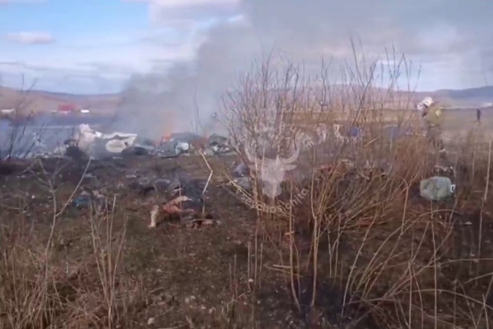 Разбившийся в Забайкалье Ми-8 использовали для работы на лесных пожарах