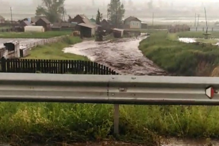 Дожди подтопили село в Бурятии