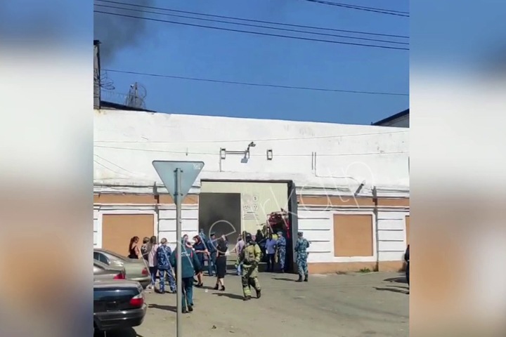 СИЗО-1 загорелось в Иркутске