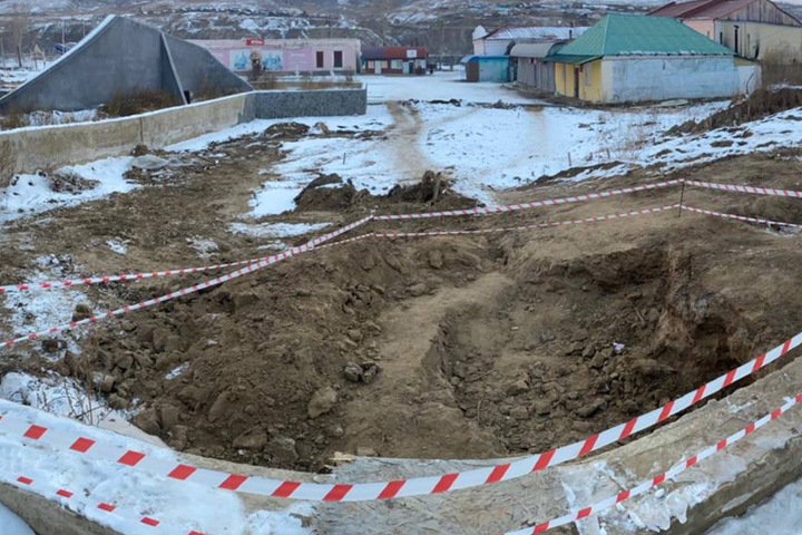 Кости людей нашли при реконструкции центральной площади Сретенска