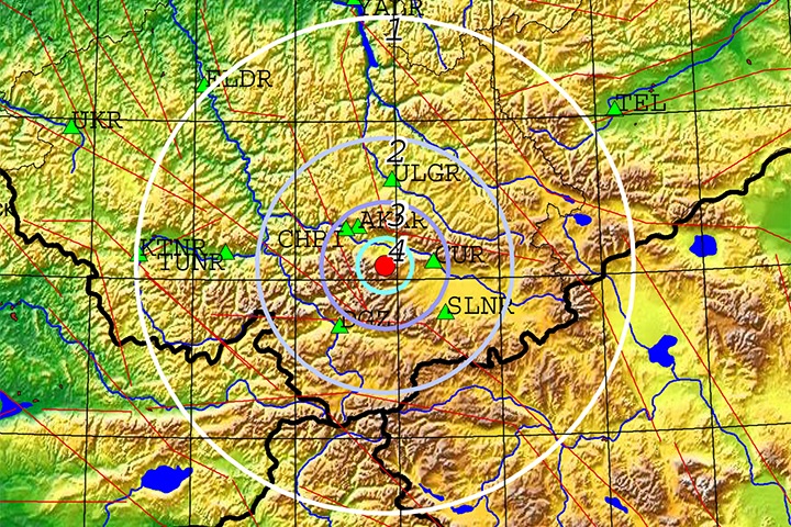 Серия землетрясений произошла на Алтае