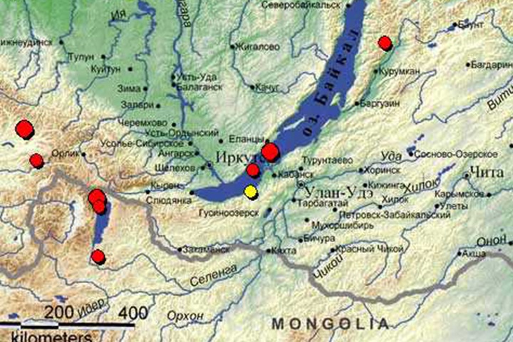 Землетрясение произошло на берегу Байкала