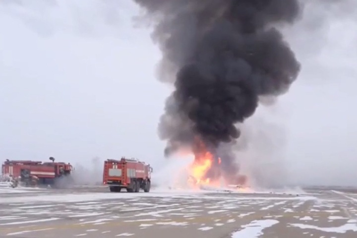 Вертолет загорелся при посадке в Улан-Удэ. Есть жертвы