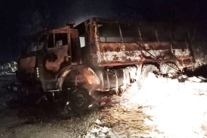 Автобус с людьми загорелся в Томской области, есть пострадавшие