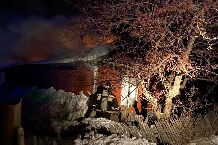 Женщина и трое детей погибли при пожаре в Омской области