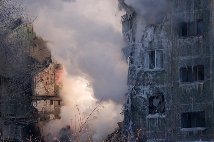 Главное о взрыве газа в новосибирской пятиэтажке. Фоторепортаж