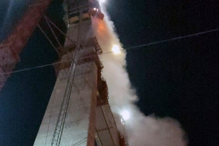 Группа «ВИС» прокомментировала пожар на строящемся четвертом мосту в Новосибирске