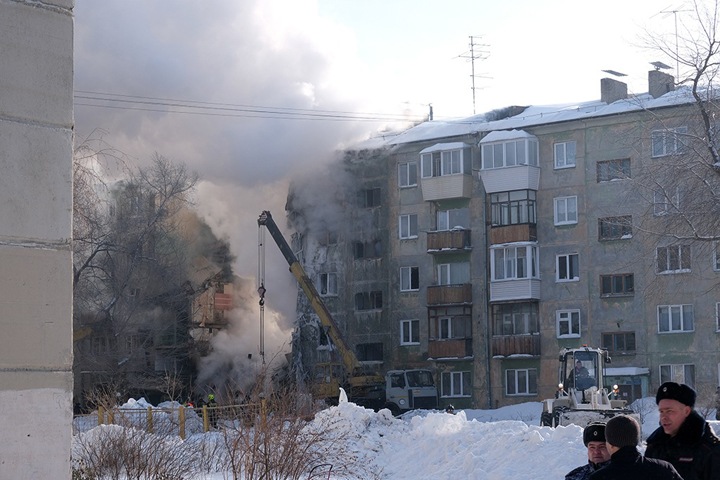 Жителям взорвавшейся в Новосибирске пятиэтажки выставили счета за газ