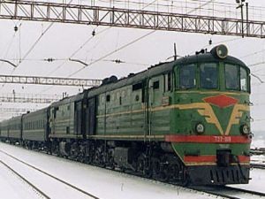 Пассажирский поезд столкнулся с драгой в Красноярском крае
