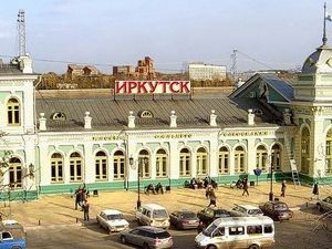 Крупный пожар произошел на станции Иркутск-Пассажирский