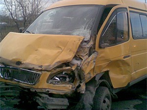 Пять пассажиров маршрутки пострадали в ДТП под Новосибирском (фото) 