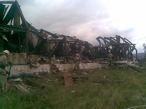 Участковая больница сгорела в Забайкалье, жертв нет (фото)