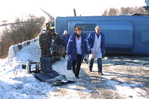 Пассажирский автобус разбился по пути в Красноярск, четыре человека погибли