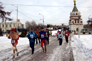 Более 400 человек приняли участие в Рождественском полумарафоне в Омске