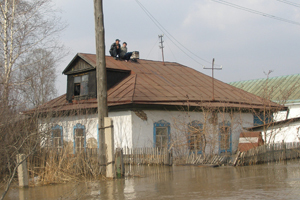 Поселки Плешки и Комиссарово затопило в Кузбассе (фото)