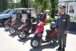 Милиционеры на скутерах будут следить за порядком в Кузбассе