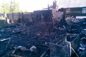 Три человека сгорели на даче под Читой, отметив день рождения