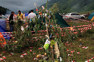 Кучи мусора остались на Алтае после фестиваля Sunvibes