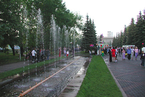 Студенты устроили драку в центре Красноярска вечером 1 сентября