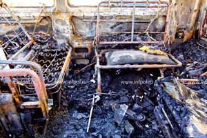 Житель Улан-Удэ сгорел заживо в микроавтобусе